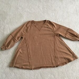 American Eagle Brown Oversized Sweatshirt